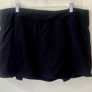 Lululemon Athletica black skort tall-16